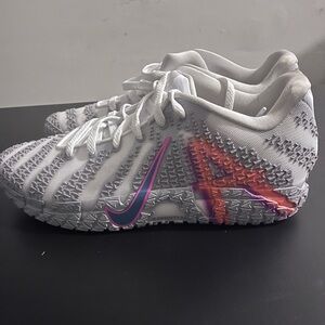 Nike White and Pink Men's Sneakers